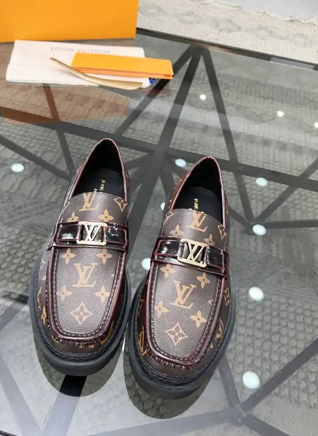 hype LV Leather Shoes