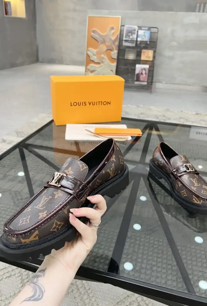 hype LV Leather Shoes