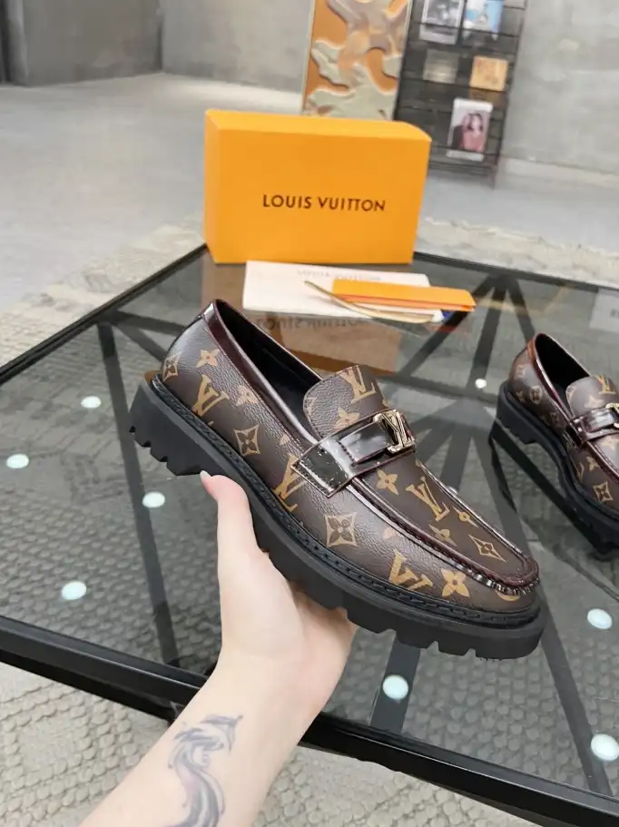 hype LV Leather Shoes