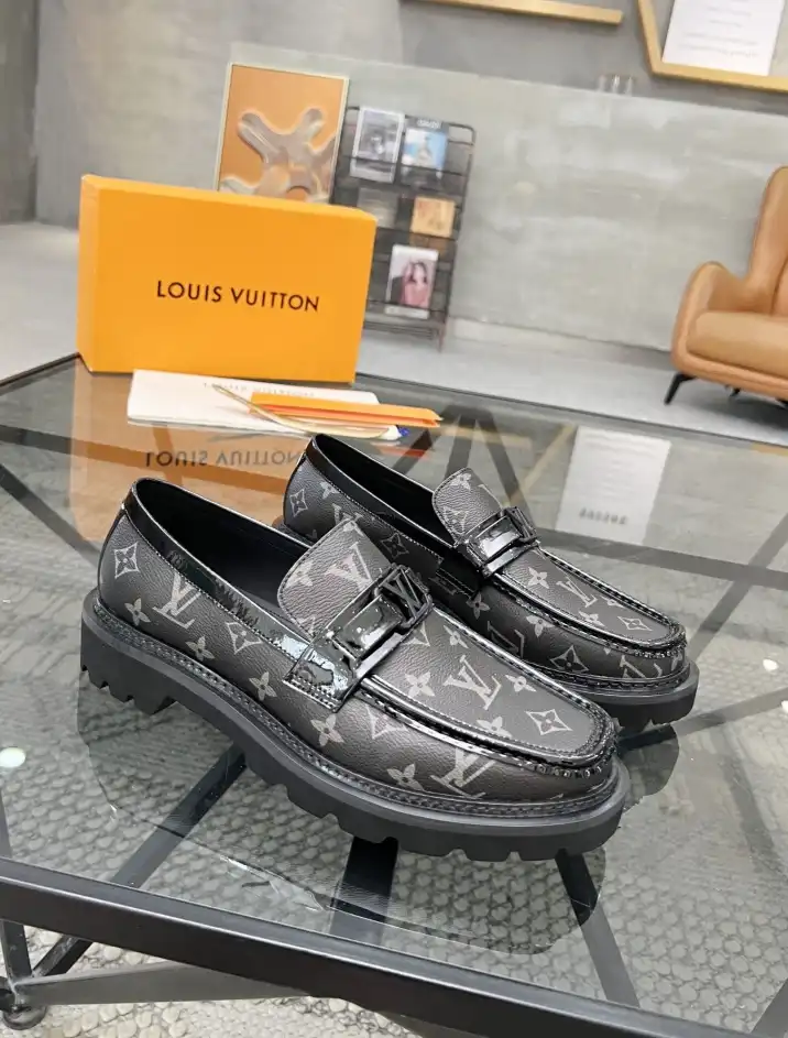 hype LV Leather Shoes