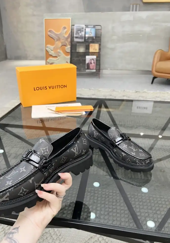 hype LV Leather Shoes