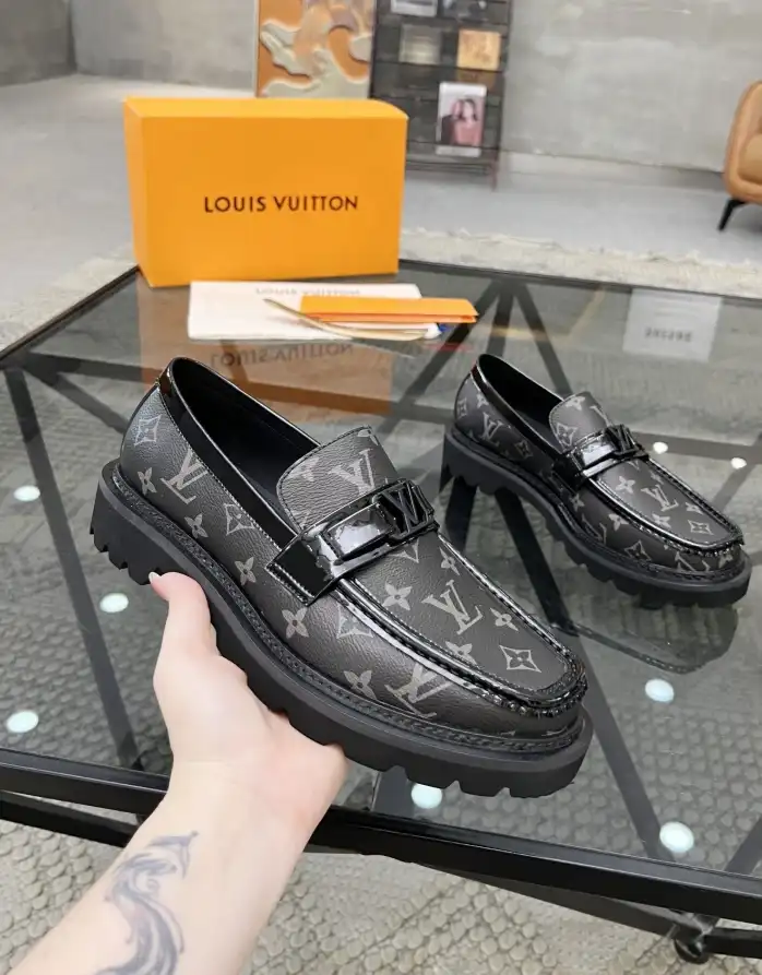 hype LV Leather Shoes