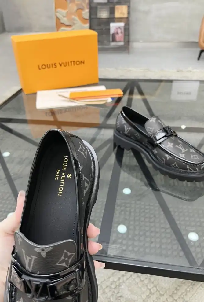 hype LV Leather Shoes