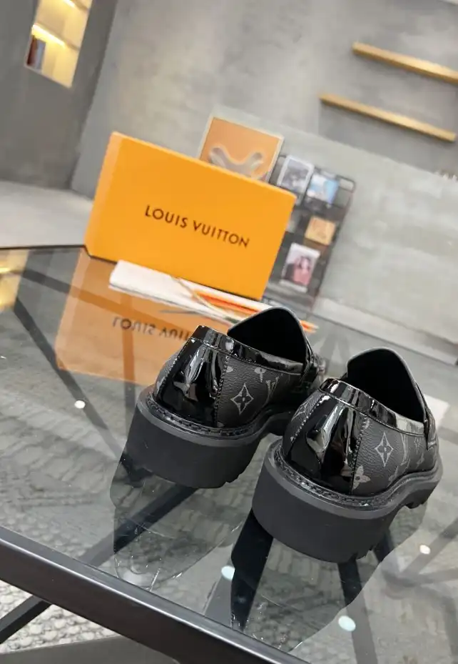 hype LV Leather Shoes