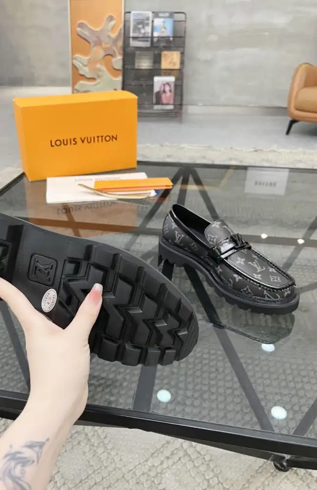 hype LV Leather Shoes