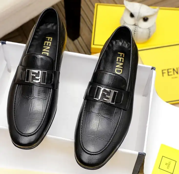 hype Fendi Leather Shoes