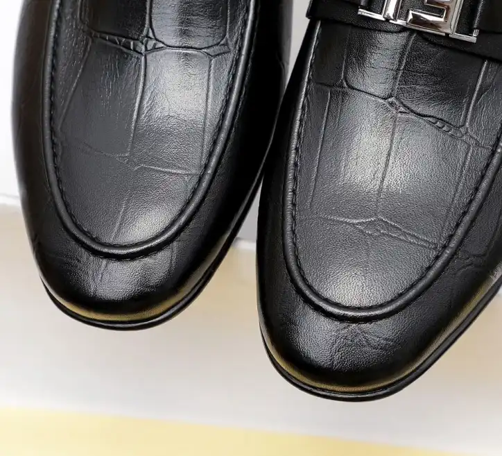 hype Fendi Leather Shoes