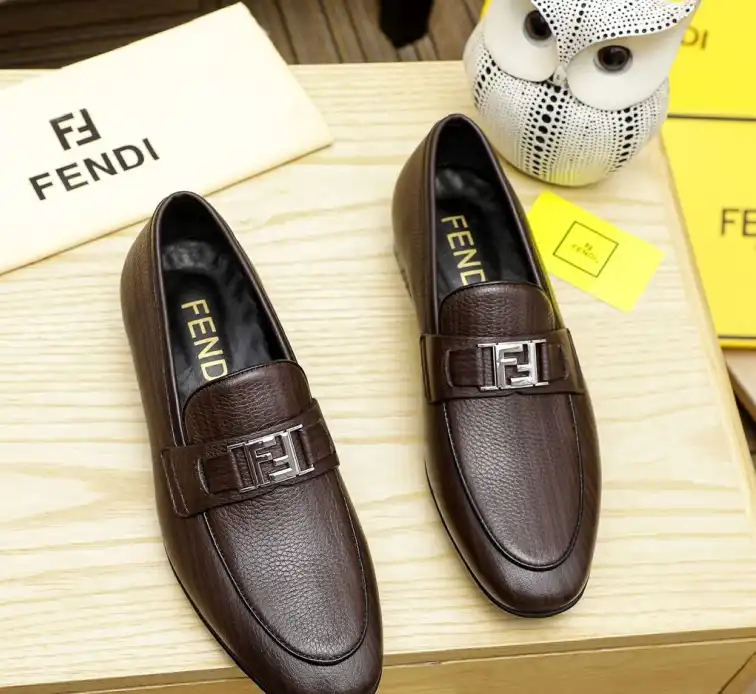 hype Fendi Leather Shoes