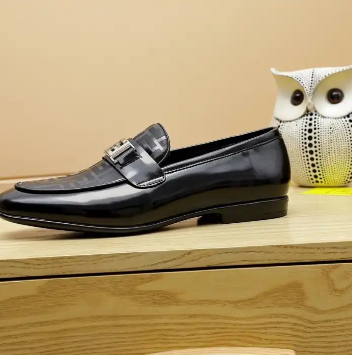 hype Fendi Leather Shoes