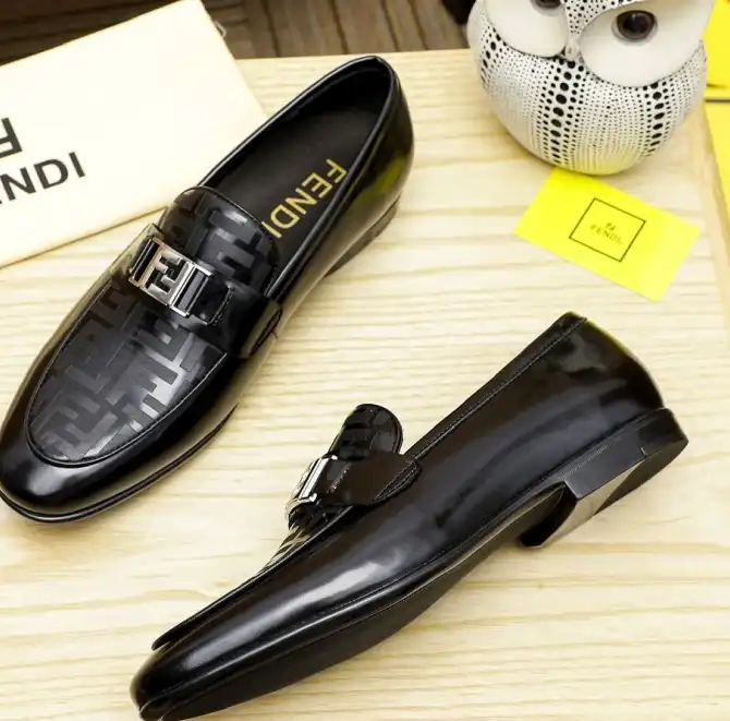 hype Fendi Leather Shoes