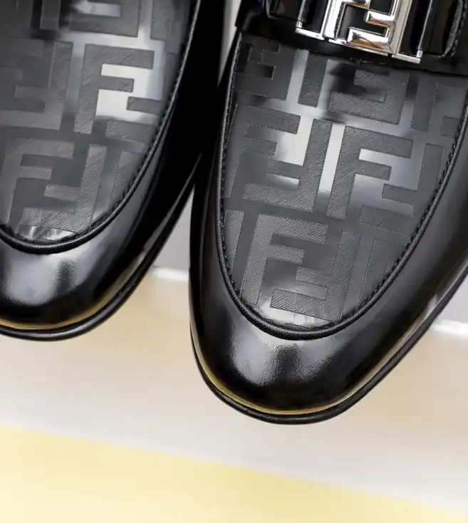 hype Fendi Leather Shoes