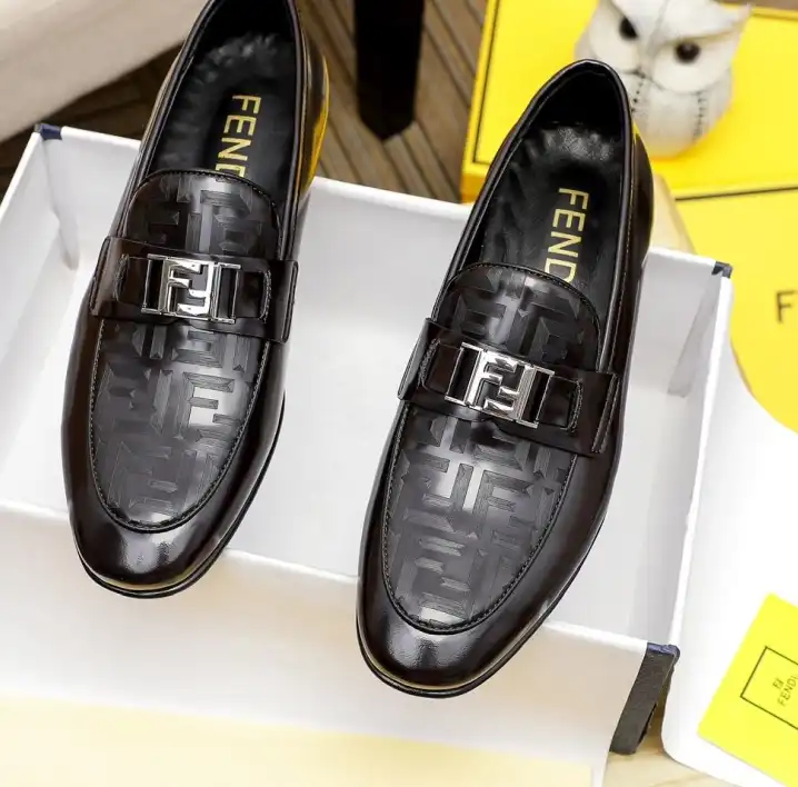 hype Fendi Leather Shoes