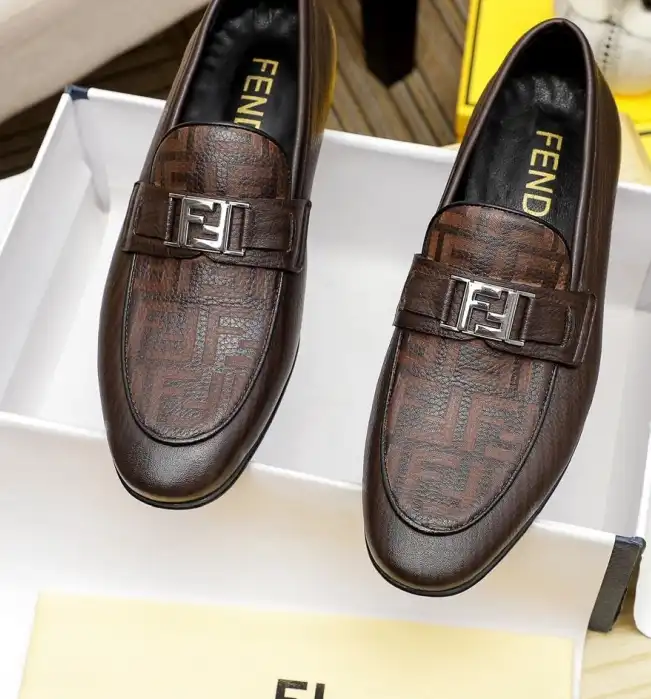 hype Fendi Leather Shoes