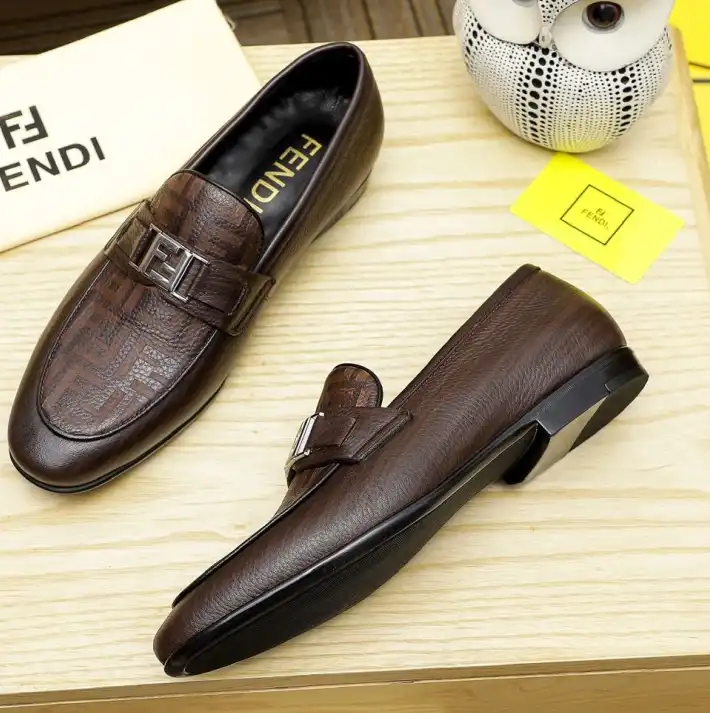 hype Fendi Leather Shoes