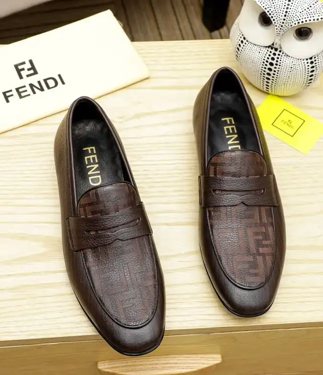 hype Fendi Leather Shoes