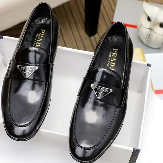 hype Prada Leather Shoes