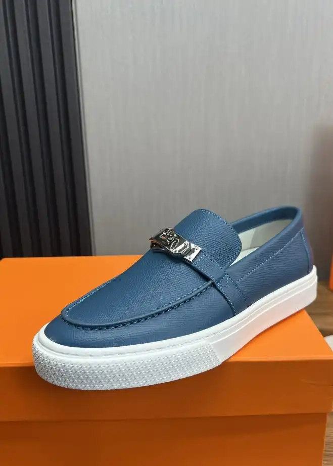 hype Hermes Leather Shoes