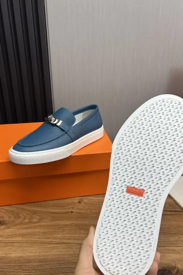 hype Hermes Leather Shoes