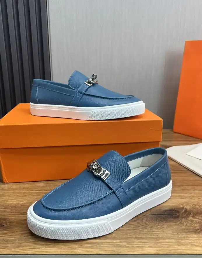 hype Hermes Leather Shoes