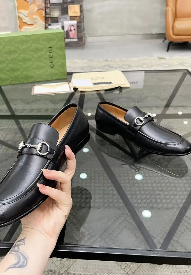 hype Gucci Leather Shoes