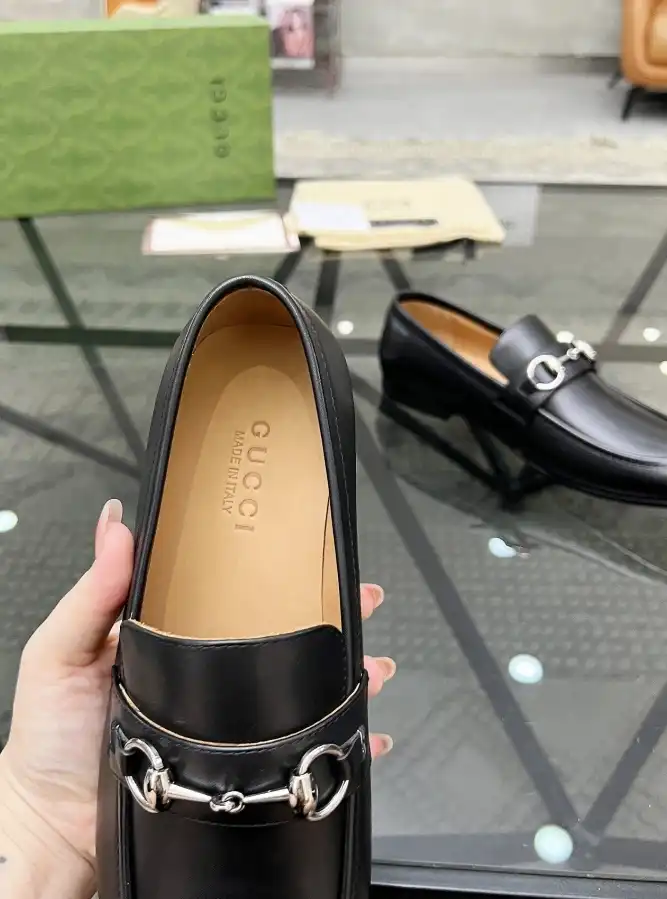 hype Gucci Leather Shoes