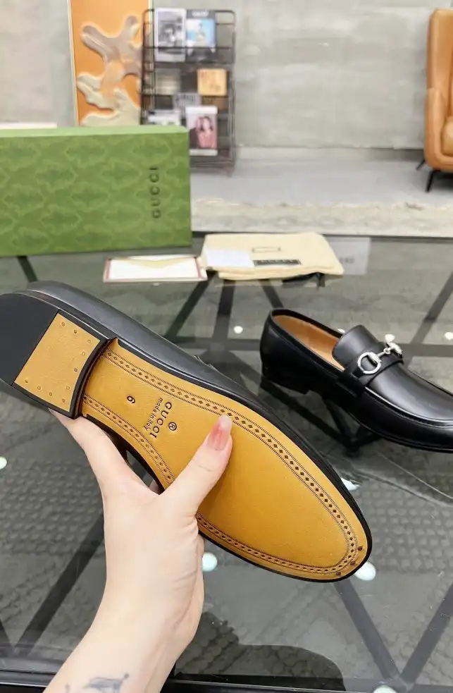 hype Gucci Leather Shoes