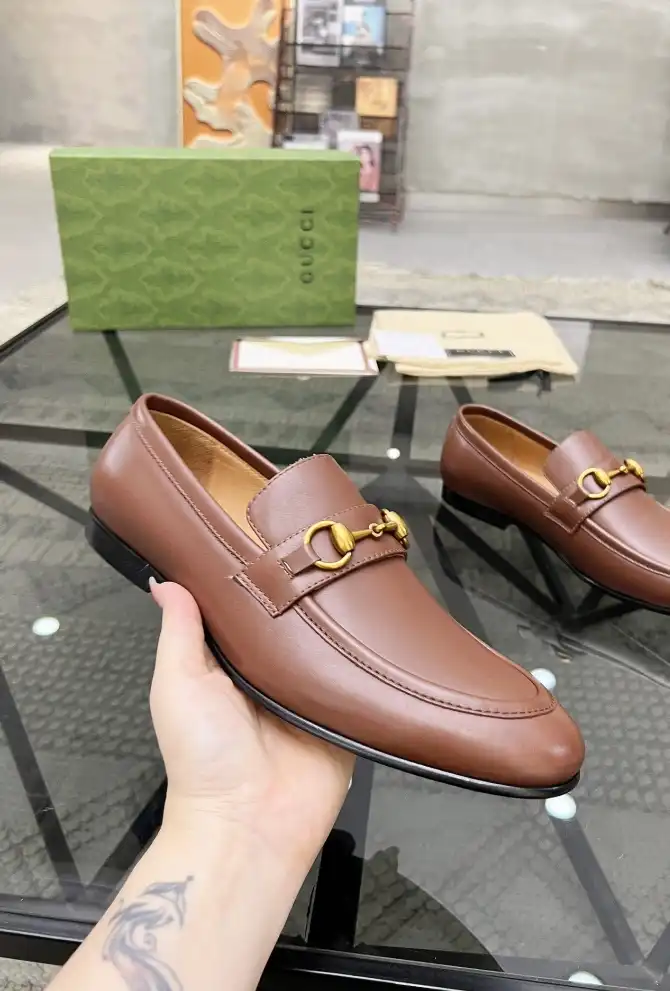 hype Gucci Leather Shoes