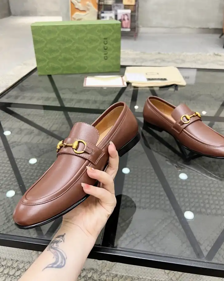 hype Gucci Leather Shoes