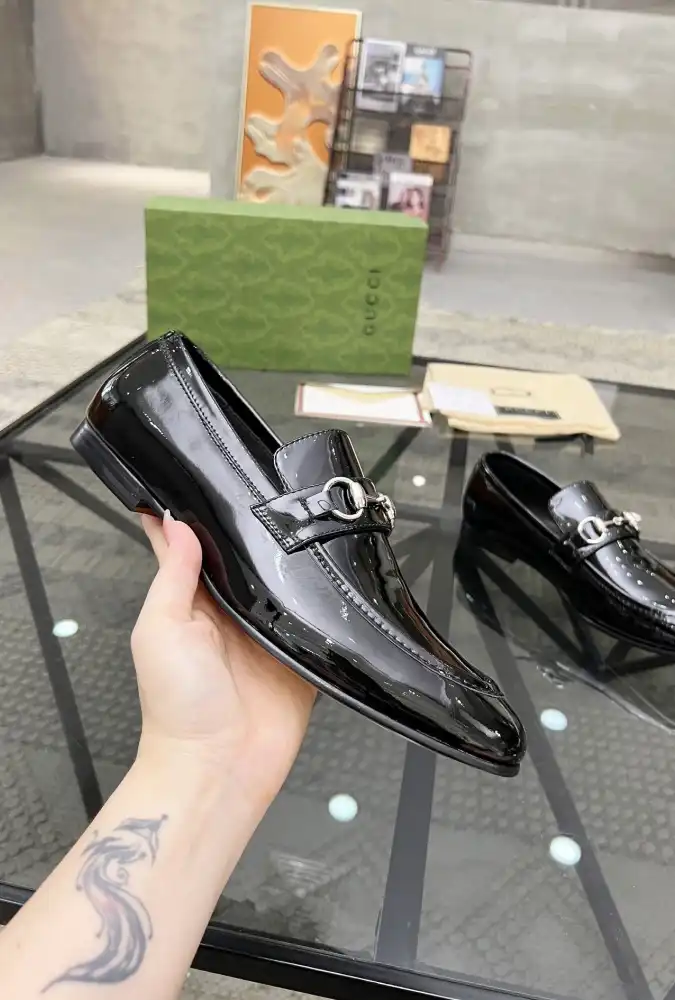 hype Gucci Leather Shoes