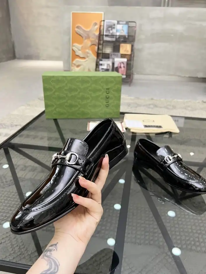 hype Gucci Leather Shoes