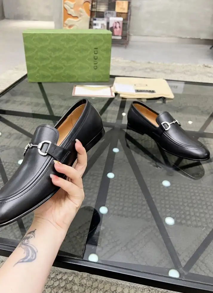 hype Gucci Leather Shoes