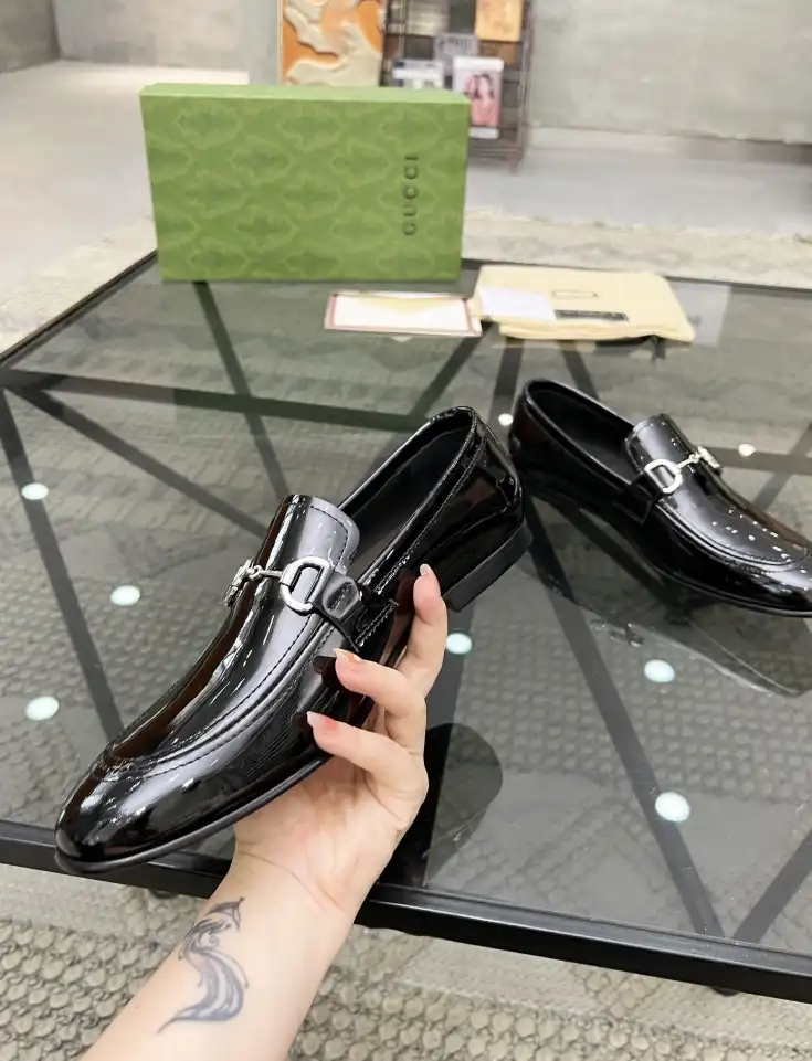 hype Gucci Leather Shoes