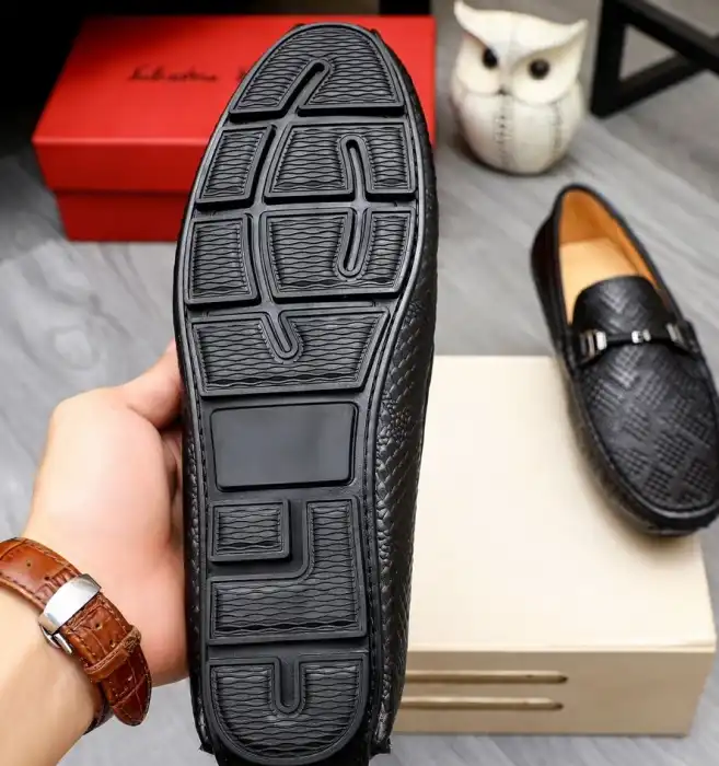 hype Ferragamo Leather Shoes