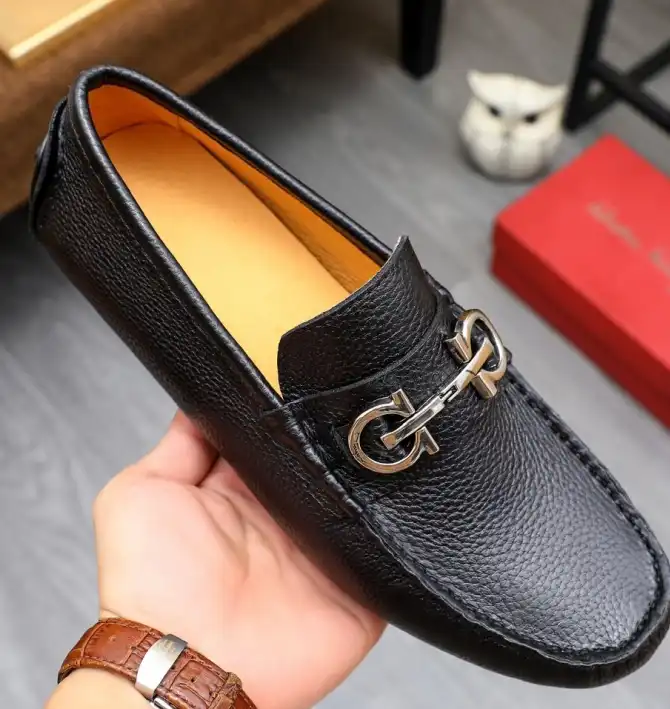 hype Ferragamo Leather Shoes