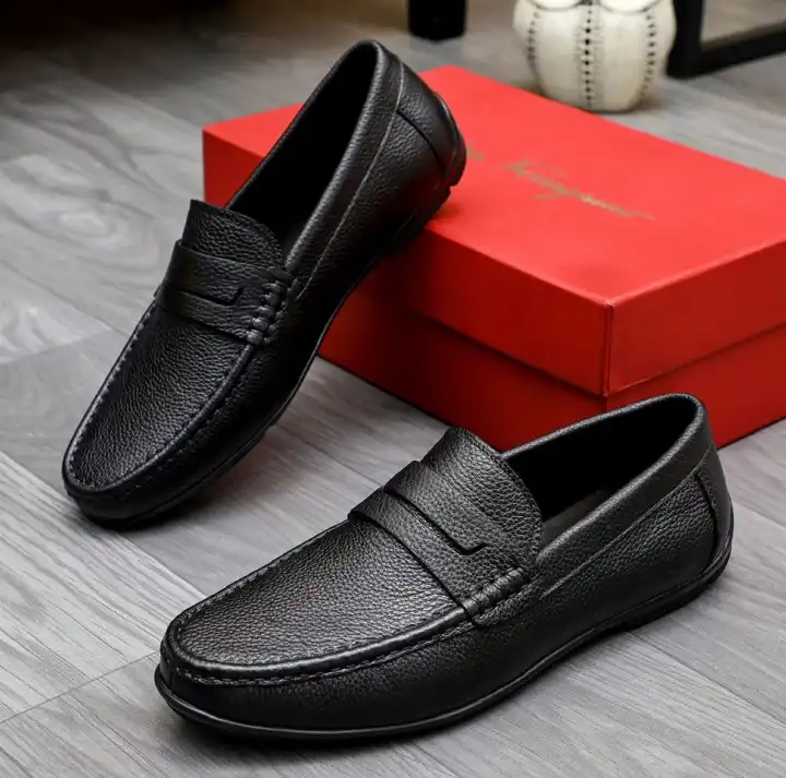 hype Ferragamo Leather Shoes