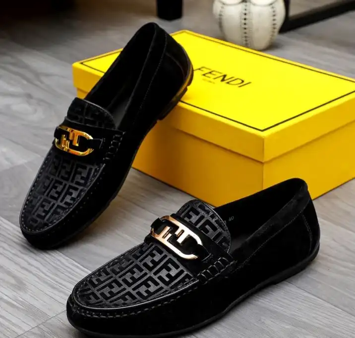 hype Fendi Leather Shoes