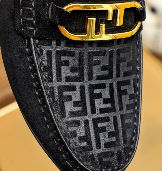 hype Fendi Leather Shoes