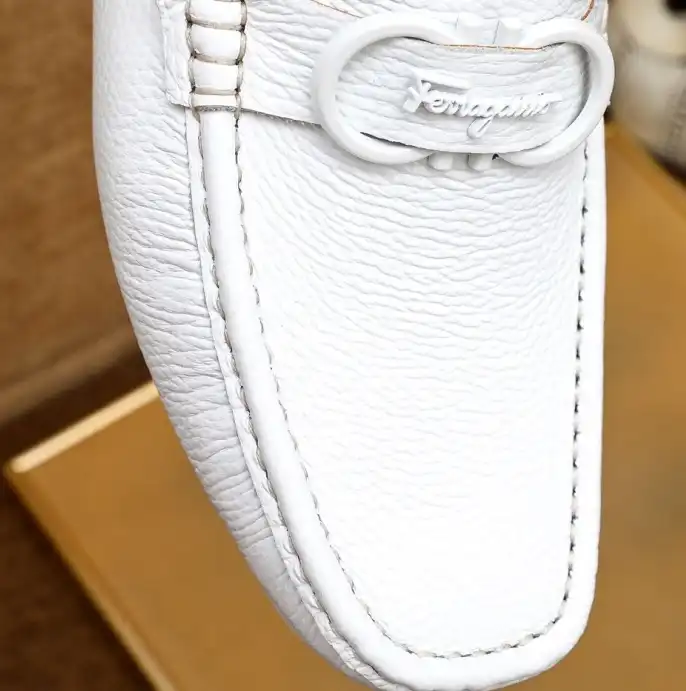 hype Ferragamo Leather Shoes