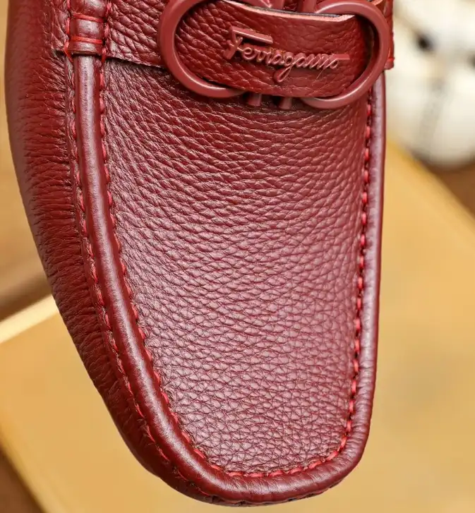 hype Ferragamo Leather Shoes