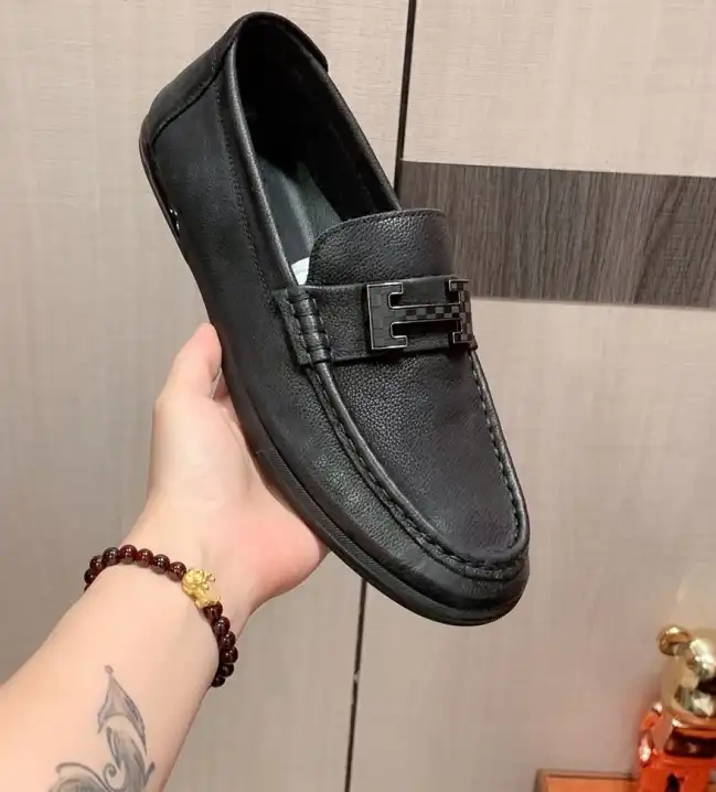 hype Hermes Leather Shoes