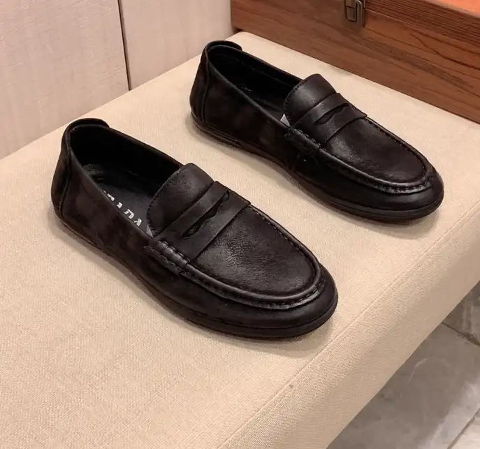 hype Prada Leather Shoes