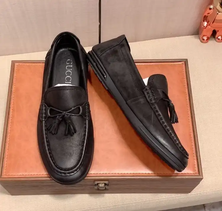 hype Gucci Leather Shoes