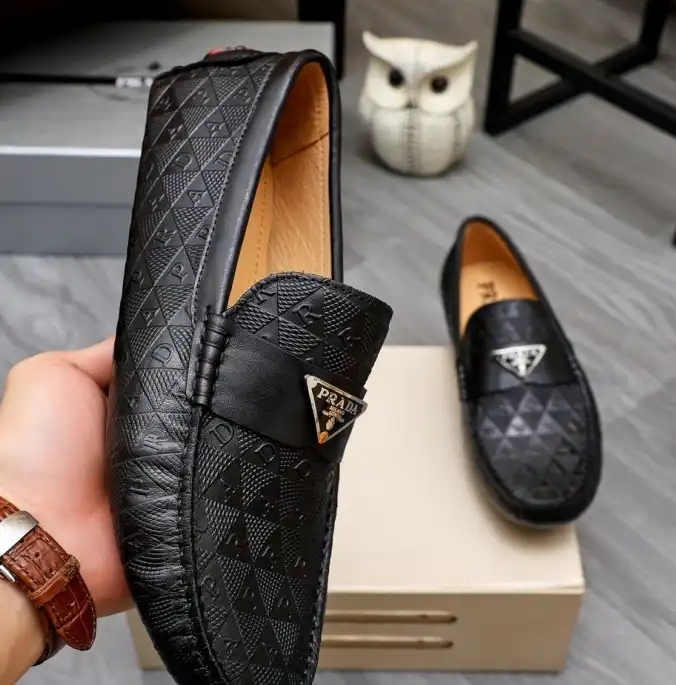 hype Prada Leather Shoes