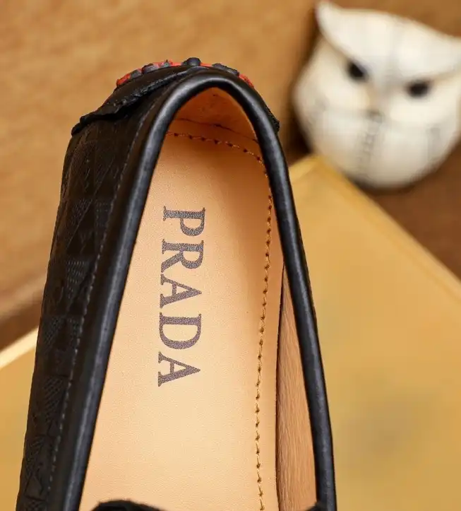 hype Prada Leather Shoes