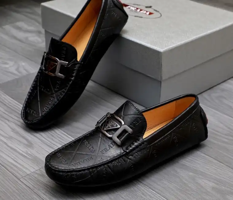 hype Prada Leather Shoes