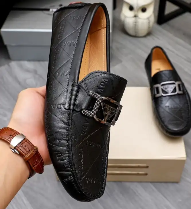 hype Prada Leather Shoes