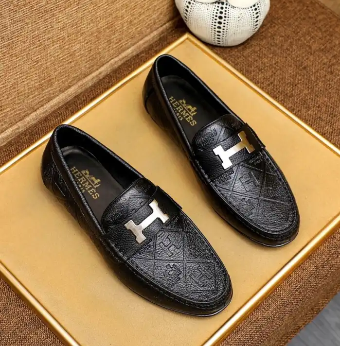 hype Hermes Leather Shoes