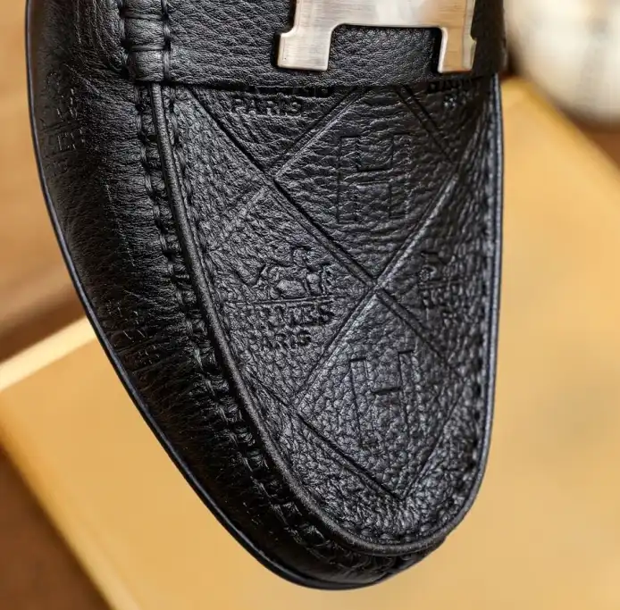 hype Hermes Leather Shoes