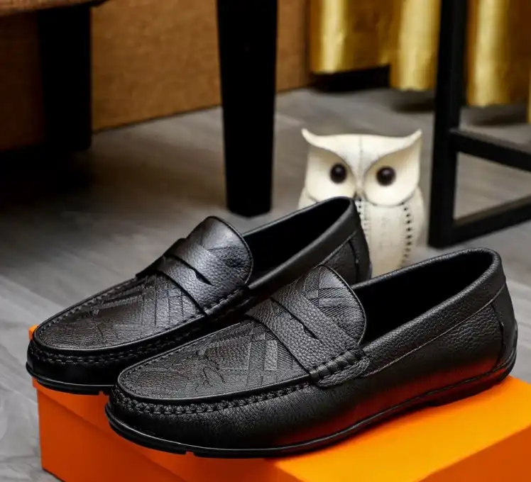 hype Hermes Leather Shoes