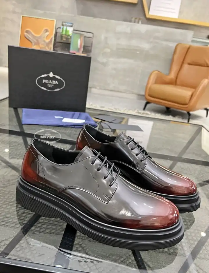 hype Prada Leather Shoes